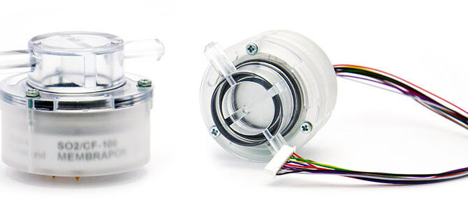 Newly developed transparent gas cap for compact (7-series) sensors
